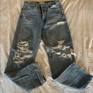 Agolde 90s ripped jeans